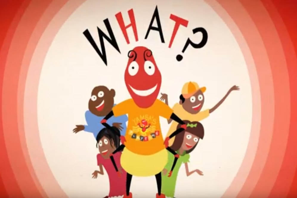 (Animation, design) One in a series of Community service announcements in association with children's TV show Yamba's Playtime